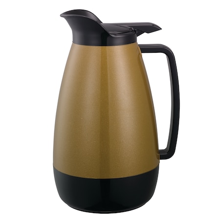 Service Ideas Thermo-Serv Flip Top Server, 2L, Plastic, Gold TS411KB